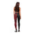 Basketball New Zealand Leggings Red Maori Ta Moko Indigenous - Polynesian Pride