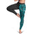 Basketball New Zealand Leggings Teal Maori Ta Moko Indigenous - Polynesian Pride