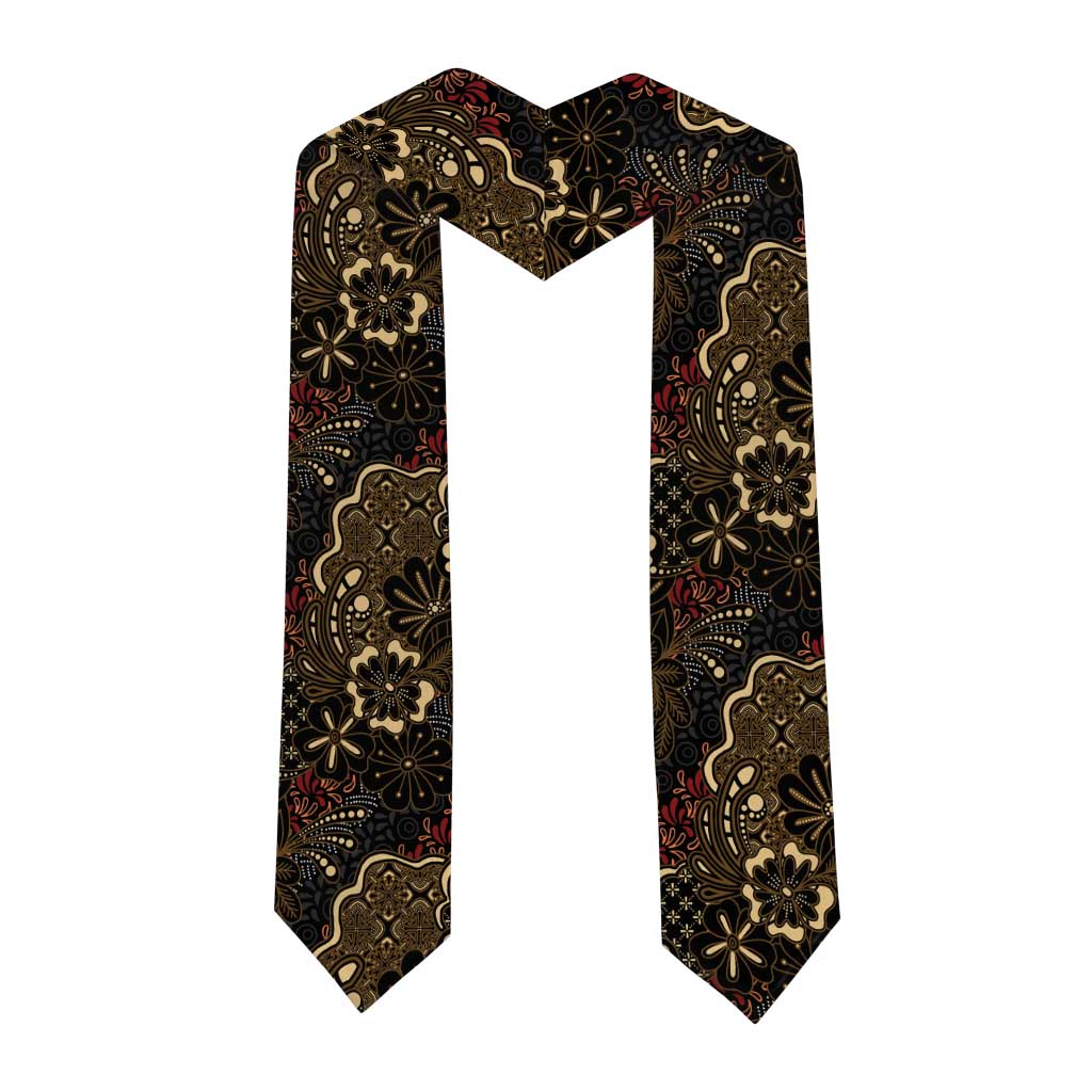 Batik Sekar Jagad Graduation Stole Indonesian Traditional Pattern