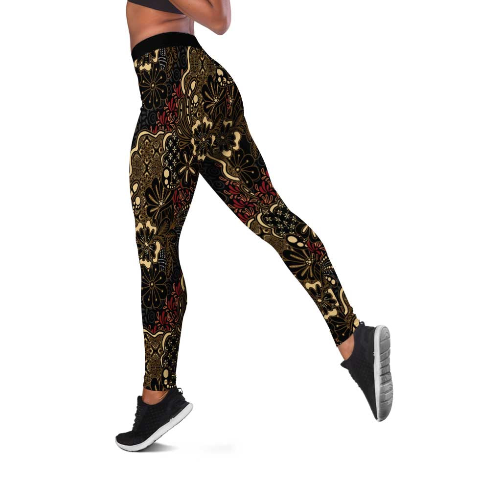 Batik Sekar Jagad Leggings Indonesian Traditional Pattern