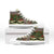 Beige Aotearoa Kowhaiwhai Pattern High Top Shoes NZ Maori Quilt Style - Polynesian Pride