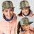 Beige Aotearoa Kowhaiwhai Pattern Mesh Trucker Cap NZ Maori Quilt Style - Polynesian Pride