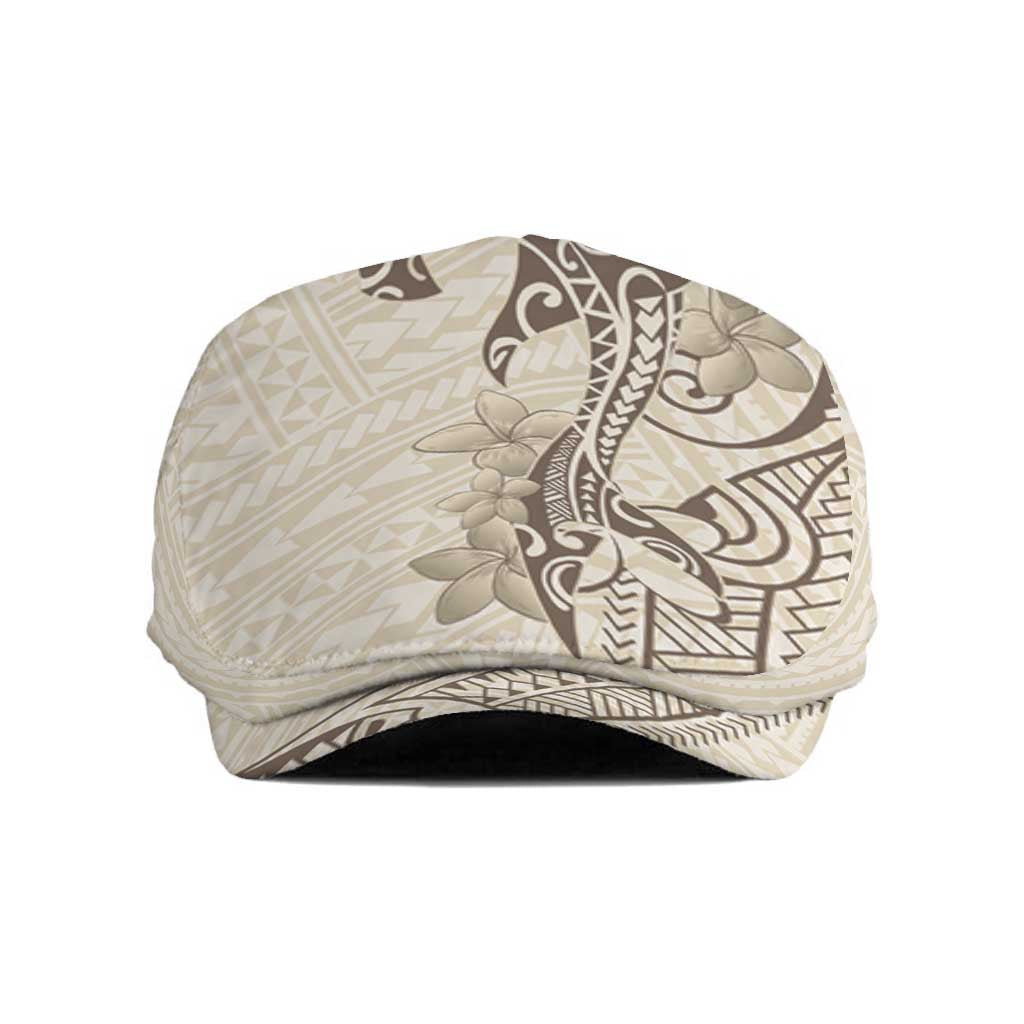 Beige Hawaii Jeff Hat Hammerhead Shark Tattoo Curve Polynesian - Polynesian Pride