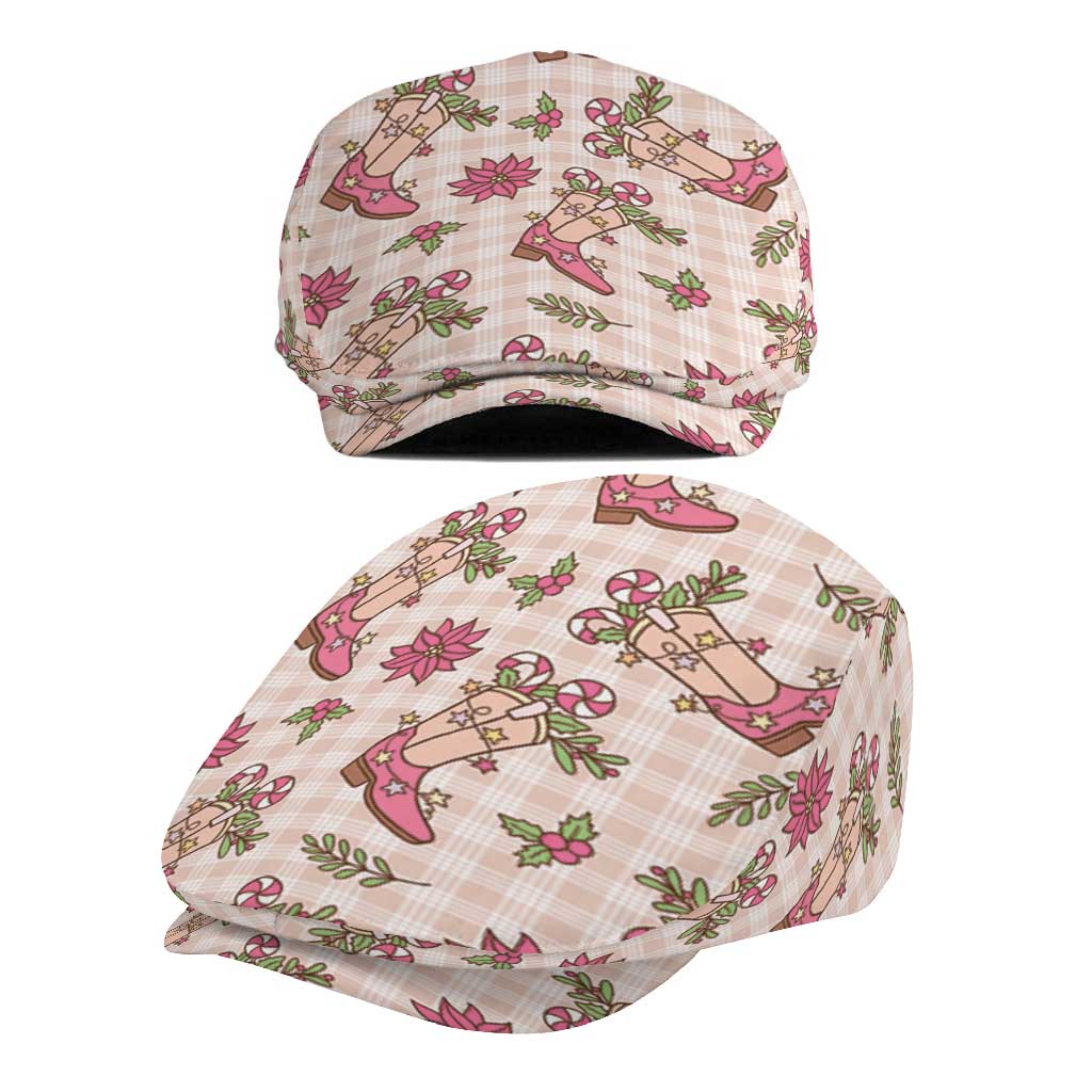 Beige Paniolo Palaka Hawaiian Cowgirl Christmas Jeff Hat - Polynesian Pride