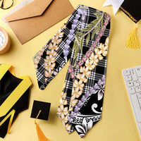 Black Palaka Hawaii Leis Graduation Stole Hawaiian-plaid Elegant Tropical Vibes - Polynesian Pride