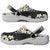 Black Tropical Hawaii Clogs Shoes Seamless Monstera Plumeria Hawaiian Pattern - Polynesian Pride