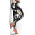 Black Tropical Hawaii Leggings Seamless Monstera Plumeria Hawaiian Pattern - Polynesian Pride