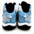 Blue Aloha Hawaii Sneakers J11 Monstera Hibiscus Plumeria Seamless Vibes - Polynesian Pride