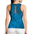 Blue Gradient Polynesia Hollow Tank Top Hawaiian Tribal Hammerhead Shark Tattoo - Polynesian Pride
