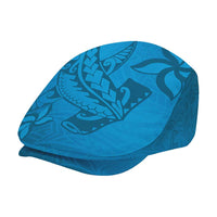 Blue Gradient Polynesia Jeff Hat Hawaiian Tribal Hammerhead Shark Tattoo - Polynesian Pride