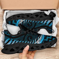 Blue Matariki New Zealand Clunky Sneakers Maori Poutama Galaxy Vibes