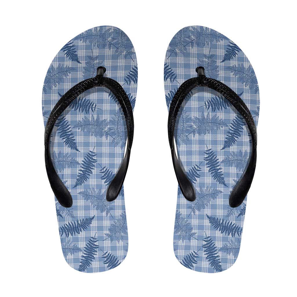 Blue Palaka Hawaii Palapalai Flip Flops Hawaiian Fern