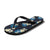 Blue Tropical Hawaii Flip Flops Seamless Monstera Plumeria Hawaiian Pattern - Polynesian Pride