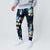 Blue Tropical Hawaii Jogger Pants Seamless Monstera Plumeria Hawaiian Pattern - Polynesian Pride