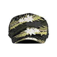 Born And Raised Aloha Hawaii Jeff Hat Kanaka Kakau Hawaiian Tiare Pakalana Lei - Polynesian Pride