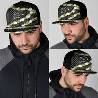 Born And Raised Aloha Hawaii Snapback Cap Kanaka Kakau Hawaiian Tiare Pakalana Lei - Polynesian Pride