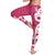Breast Cancer Awareness Maori Leggings Koru Kowhaiwhai - Polynesian Pride