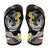 Brown and Black Hawaii Shark Tattoo Flip Flops Puakenikeni Lei Plumeria Polynesian Pattern - Polynesian Pride