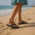 Brown Bula Fiji Flip Flops Unique Masi Tapa Pattern - Polynesian Pride