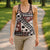 Brown Bula Fiji Hollow Tank Top Unique Masi Tapa Pattern - Polynesian Pride