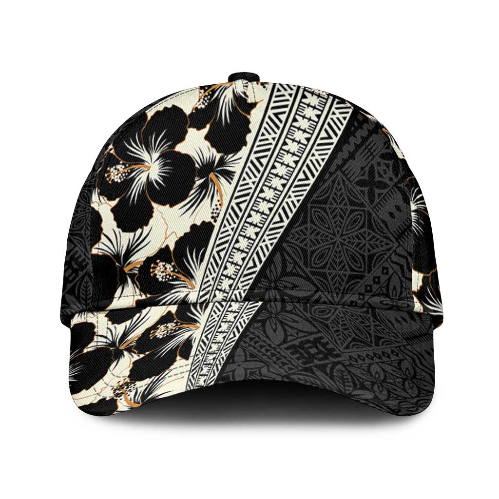 Bula Hibiscus Festival Classic Cap Tapa Pattern Half Style - Polynesian Pride