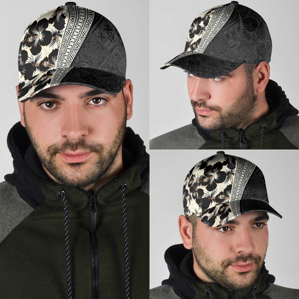 Bula Hibiscus Festival Classic Cap Tapa Pattern Half Style LT03