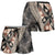Bula Hibiscus Festival Shorts for Women Fijian Masi Pattern Half Style - Polynesian Pride