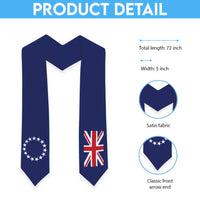 Cook Islands Graduation Stole Flag Style