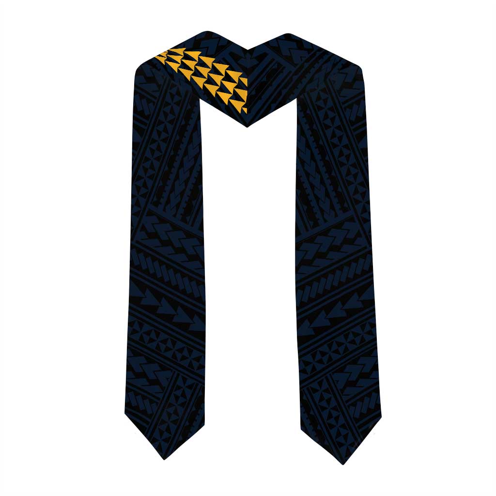 Custom Hawaii Hilo High School Graduation Stole Kakau Pattern