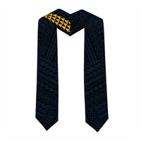 Custom Hawaii Hilo High School Graduation Stole Kakau Pattern