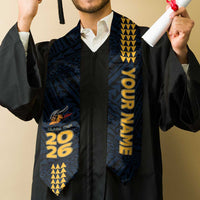 Custom Hawaii Hilo High School Graduation Stole Kakau Pattern