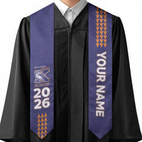 Custom Hawaii Kalaheo High School Graduation Stole Kakau Pattern LT05 - Polynesian Pride