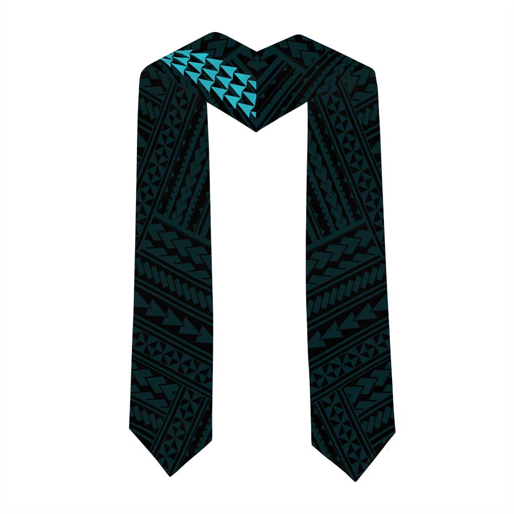 Custom Hawaii Kapolei High School Graduation Stole Kakau Pattern LT05 - Polynesian Pride