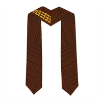 Custom Hawaii Mililani High School Graduation Stole Kakau Pattern
