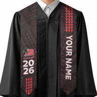 Custom Hawaii Roosevelt High School Graduation Stole Kakau Pattern LT05 - Polynesian Pride