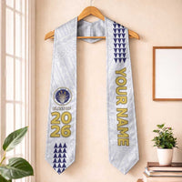 Custom Hawaii Waipahu High School Graduation Stole Kakau Pattern