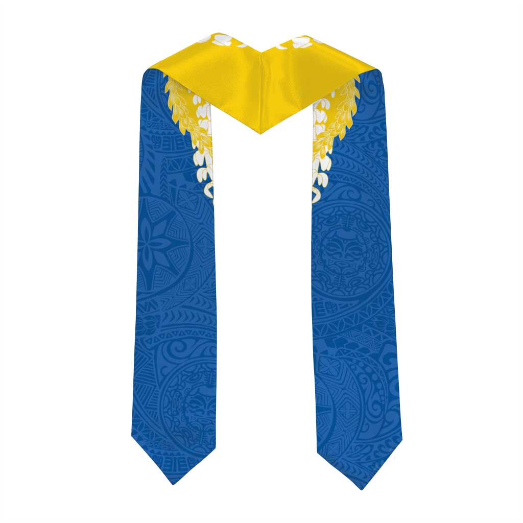 Custom Kaiser Hawaii High School Graduation Stole Class Of Year Puakenikeni Lei Hawaiian Pattern LT14 - Polynesian Pride