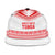 Custom Mate Ma'a Tonga Heritage Snapback Cap Pacific Tribal Rugby White Edition - Polynesian Pride