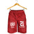 Custom Pacific Rugby Spirit Shorts for Men Tonga Ngatu Pride Red Edition - Polynesian Pride