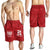 Custom Pacific Rugby Spirit Shorts for Men Tonga Ngatu Pride Red Edition - Polynesian Pride