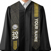 Custom President William McKinley High School Graduation Stole Kakau Pattern