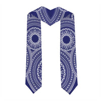 Custom Queen Salote College Tonga Graduation Stole Class Of Year Tongan Ngatu Pattern