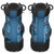 Cyan Palaka Hawaii Cowboy All Season Boots Puakenikeni Lei Paniolo Papale Seamless Vibes - Polynesian Pride