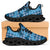 Cyan Palaka Hawaii Cowboy Clunky Sneakers Puakenikeni Lei Paniolo Papale Seamless Vibes - Polynesian Pride