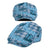 Cyan Palaka Hawaii Cowboy Jeff Hat Puakenikeni Lei Paniolo Papale Seamless Vibes - Polynesian Pride