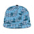 Cyan Palaka Hawaii Cowboy Snapback Cap Puakenikeni Lei Paniolo Papale Seamless Vibes - Polynesian Pride