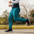 Dark Cyan Gradient Polynesia Jogger Pants Hawaiian Tribal Hammerhead Shark Tattoo - Polynesian Pride