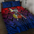 Filipinos Lapu-lapu Hero Quilt Bed Set Philippines Flag and Sun DT02 - Polynesian Pride