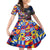 Pinoy Philippines Kid Short Sleeve Dress Filipino Tattoo Art Style DT02 KID Art - Polynesian Pride