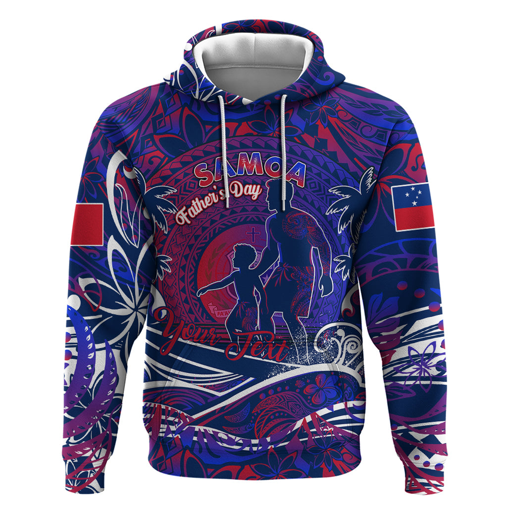 Father's Day Samoa Hoodie Special Dad Polynesia Paradise DT02 Pullover Hoodie Green - Polynesian Pride